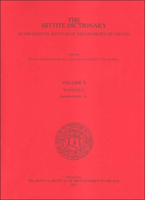 Hittite Dictionary of the Oriental Institute of the University of Chicago. Volume S fascicle 2