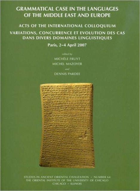 Book cover of: Grammatical Case in the Languages of the Middle East and Beyond