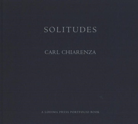 Book cover of: Solitudes. By: Carl Chiarenza