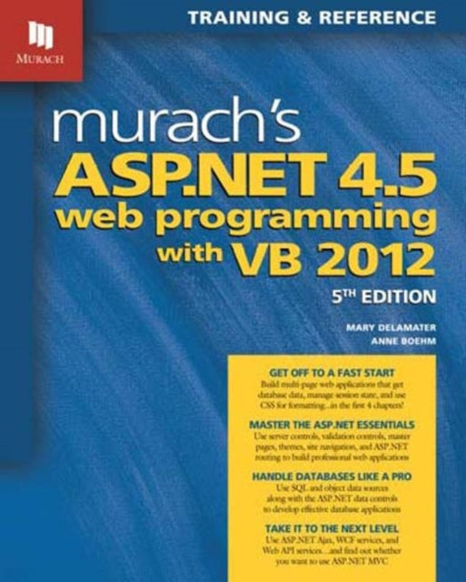 Book cover of: Murach's ASP.NET 4.5 Web Programming with VB 2012