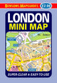 London Mini Map 9781898929628 Bensons Mapguides