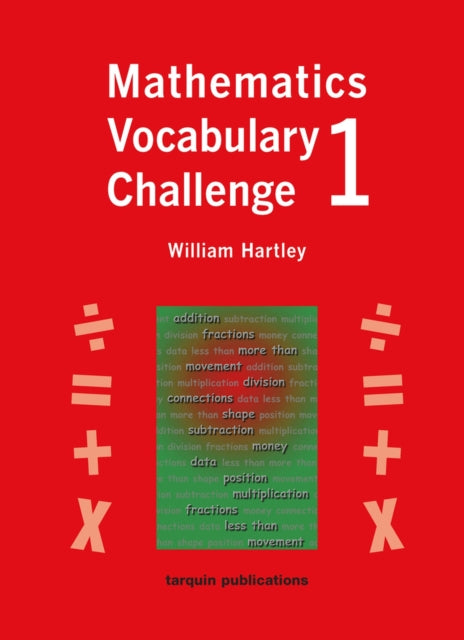 Book cover of: Mathematics Vocabulary Challenge One. By: William Hartley