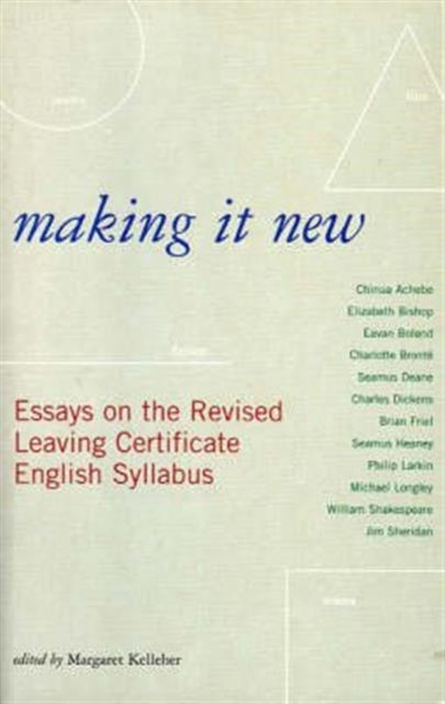 Book cover of: Making it New