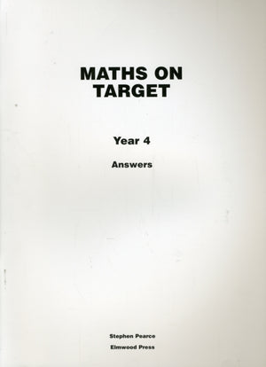 Maths on Target Year 4 Answers