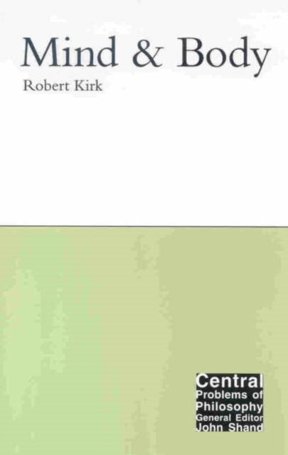 Book cover of: Mind and Body