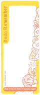 Book cover of: Dodo Remember Magnetic Notes and Lists Pad