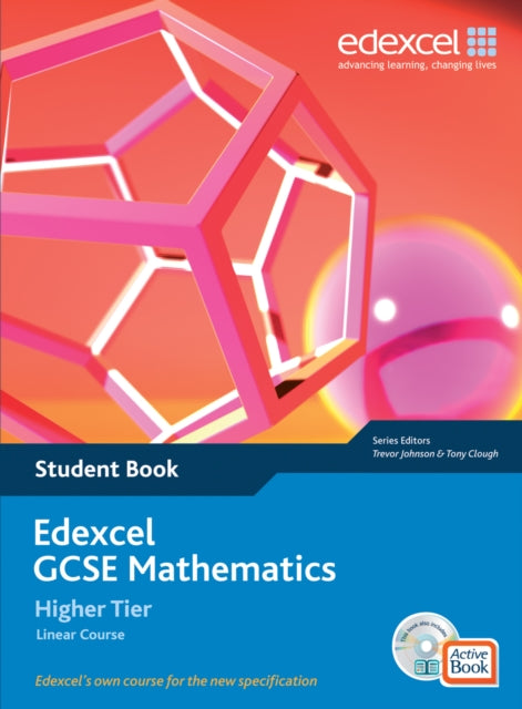 Book cover of: Edexcel GCSE Maths 2006: Linear Higher Student Book and Active Book with CDROM. By: Tony Clough