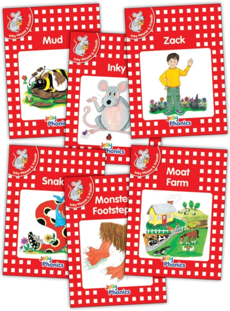 Book cover of: Jolly Phonics Readers, Inky & Friends, Level 1. By: Sara Wernham