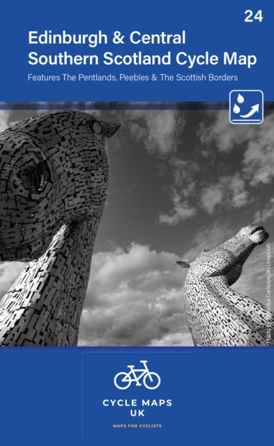 Book cover of: Edinburgh & Central Southern Scotland Cycle Map 24