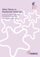 Book cover of: What Works in Residential Child Care. By: Roger Clough