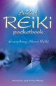 Book cover of: A–Z Reiki Pocketbook – Everything you need to know about Reiki. By: Bronwen Stiene