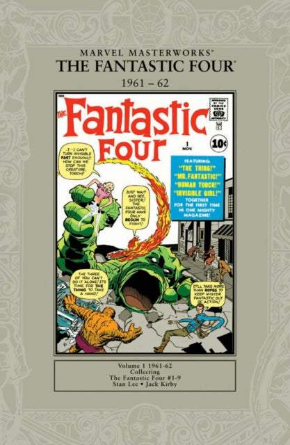 Book cover of: Marvel Masterworks: Fantastic Four 1961-62. By: Stan Lee