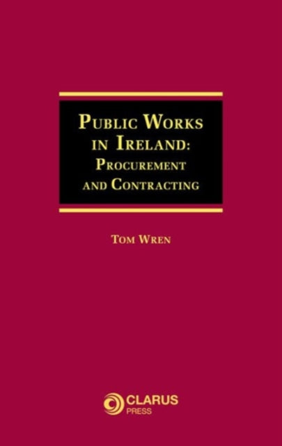 Book cover of: Public Works in Ireland. By: Thomas Wren