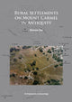 Book cover of: Rural Settlements on Mount Carmel in Antiquity. By: Shimon Dar