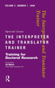 Book cover of: Training for Doctoral Research. By: J. Ian Mason