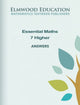 Book cover of: Essential Maths 7 Higher Answers