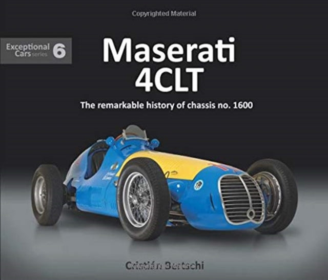 Book cover of: Maserati 4CLT. By: Cristian Bertschi