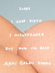 Book cover of: Andi Galdi Vinko: Sorry I Gave Birth I Disappeared But Now I'm Back