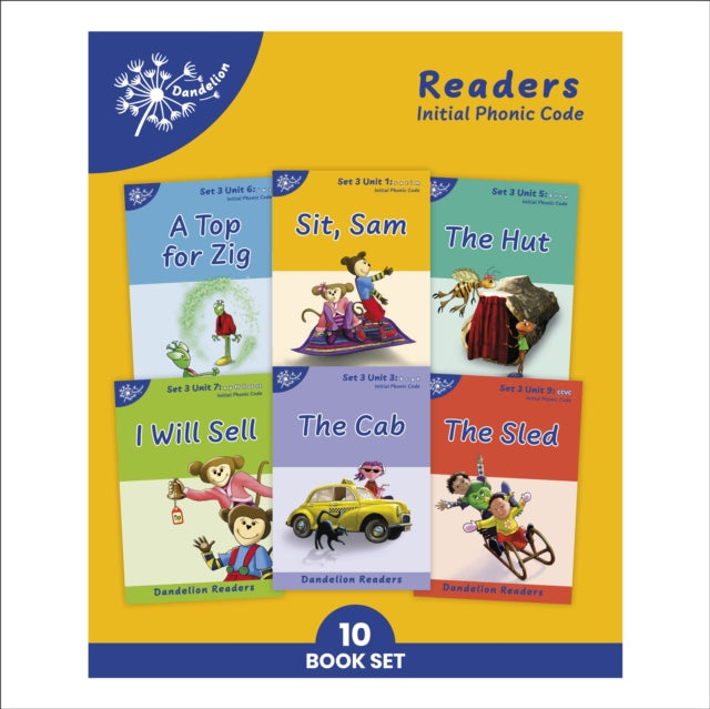Phonic Books Dandelion Readers Set 3 Units 1-10, Sounds of the alphabet and adjacent consonants 9781907170041 Reis-Frankfort, Tamar, Tweedie, Wendy