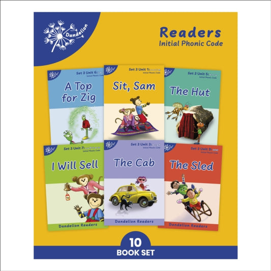 Phonic Books Dandelion Readers Set 3 Units 1-10, Sounds of the alphabet and adjacent consonants 9781907170041 Reis-Frankfort, Tamar, Tweedie, Wendy