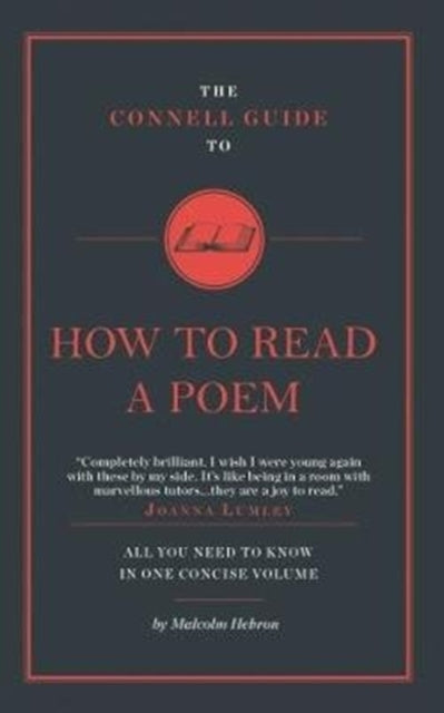 Book cover of: Connell Guide To How to Read a Poem