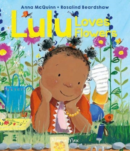 Book cover of: Lulu Loves Flowers. By: Anna McQuinn