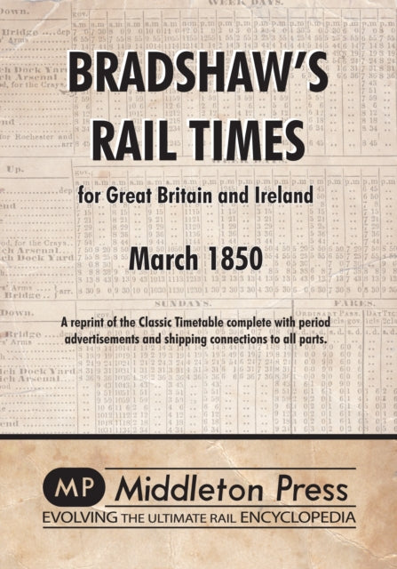 Book cover of: Bradshaw's Rail Times 1850