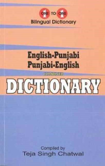 Book cover of: English-Punjabi & Punjabi-English One-to-One Dictionary. Exam Suitable: Script & Roman