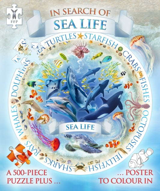 Book cover of: In Search of Sea Life Jigsaw and Poster