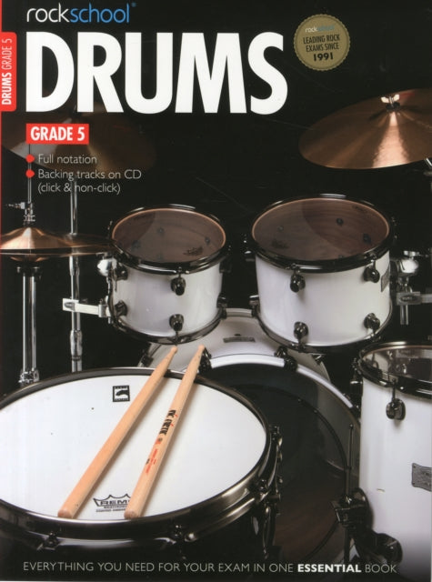 Book cover of: Rockschool Drums - Grade 5 (2012)