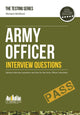 Book cover of: Army Officer Interview Questions: How to Pass the Army Officer Selection Board Interviews