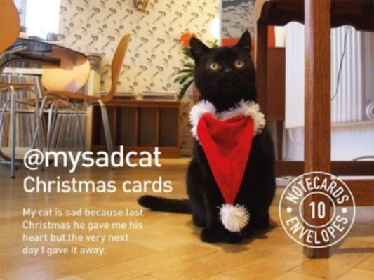 Book cover of: My Sad Cat Christmas Cards