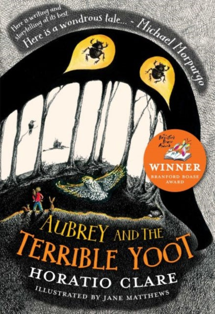 Book cover of: Aubrey and the Terrible Yoot. By: Horatio Clare