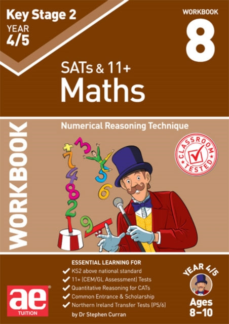 Book cover of: KS2 Maths Year 4/5 Workbook 8