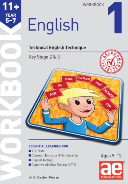 Book cover of: 11+ English Year 5-7 Workbook 1