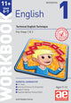 Book cover of: 11+ English Year 5-7 Workbook 1