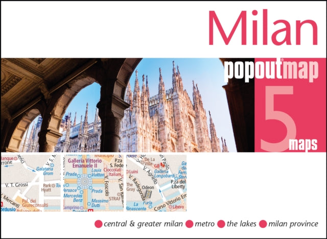 Book cover of: Milan PopOut Map
