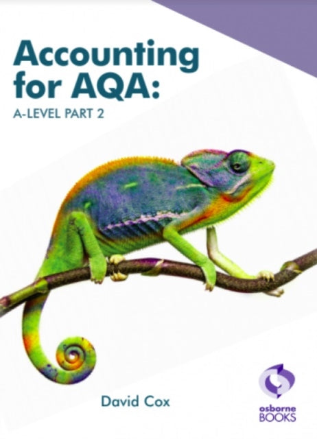 Book cover of: Accounting for AQA A-level Part 2 - Text