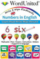 Book cover of: Numbers in English. By: WordUnited