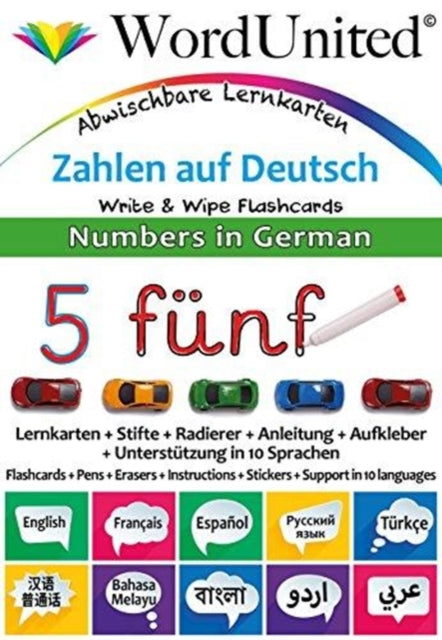 Book cover of: Numbers in German. By: WordUnited