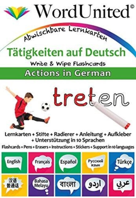 Book cover of: Actions in German. By: WordUnited