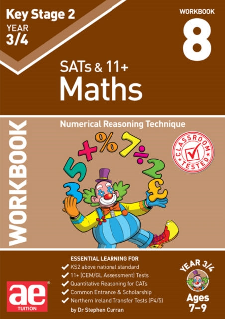 Book cover of: KS2 Maths Year 3/4 Workbook 8
