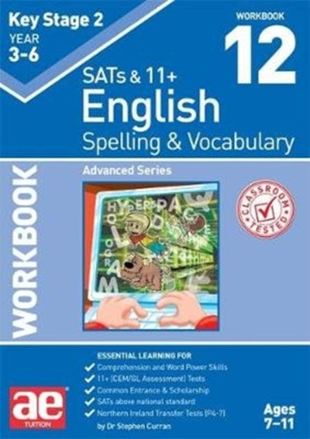 Book cover of: KS2 Spelling & Vocabulary Workbook 12