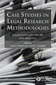 Book cover of: Case Studies in Legal Research Methodologies. By: Laura Cahillane