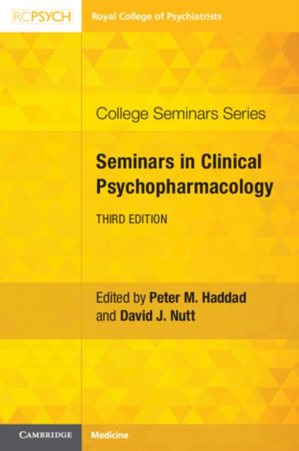 Book cover of: Seminars in Clinical Psychopharmacology. By: Peter M. Haddad