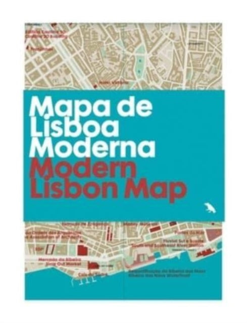 Book cover of: Modern Lisbon Map. By: Elisa Pegorin