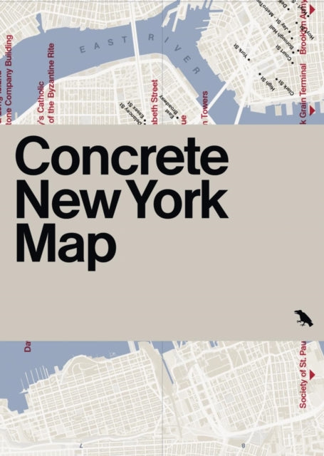 Book cover of: Concrete New York Map. By: Allison MEIER