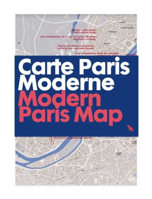 Book cover of: Modern Paris Map