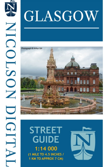 Book cover of: Nicolson Street Map Glasgow (Card Cover)