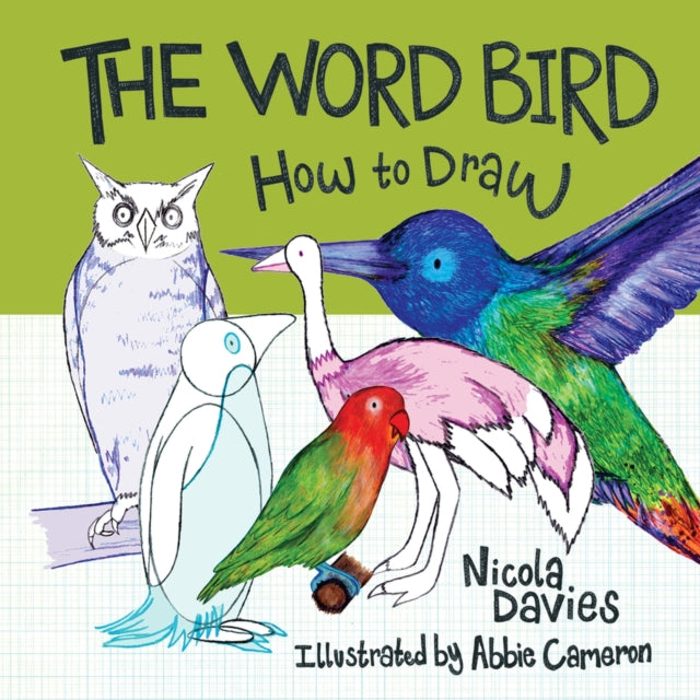Book cover of: How to Draw: The Word Bird. By: Nicola Davies